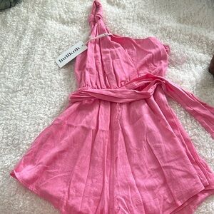 Pink romper nwt from hello molly Indikah brand